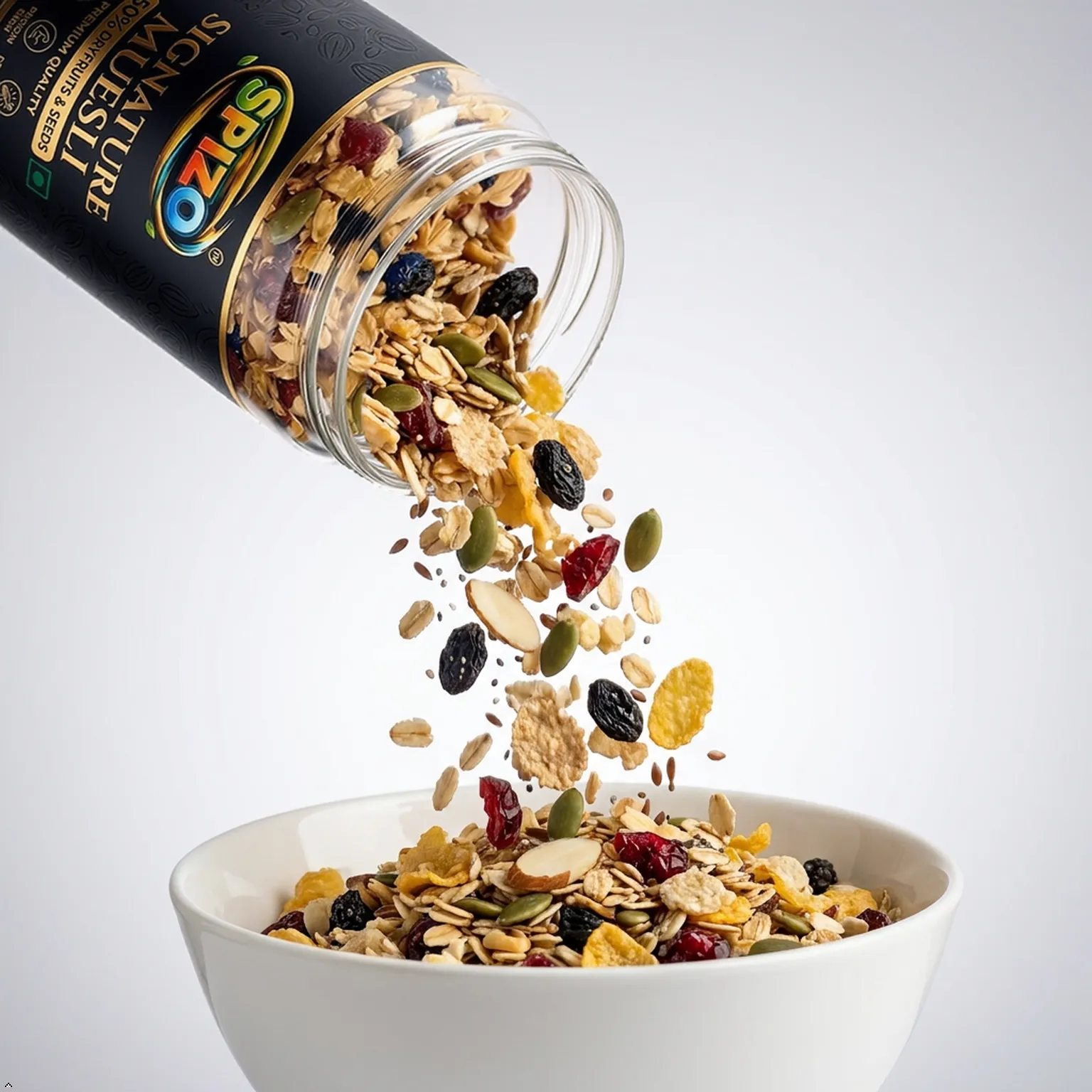 SPIZO Rose jaggery delight muesli jar
